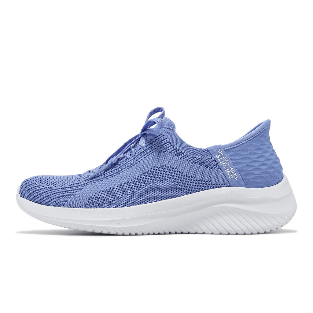 Skechers 休閒鞋 Ultra Flex 3.0 Slip-Ins 籃紫 白 針織 女鞋 149710PERI