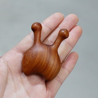 【諾桐】檀木按摩梳 頭部眼部經絡按摩梳 頭皮脫髮刮鼻器小梳子
