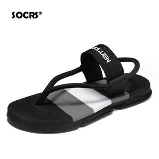 SOCRS 夏季男士涼鞋防滑沙灘涼鞋透氣厚底高品質