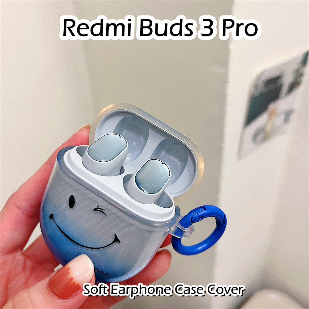 【潮流正面】適用於 Redmi Buds 3 Pro 保護套彩色花卉圖案軟矽膠耳機套保護套