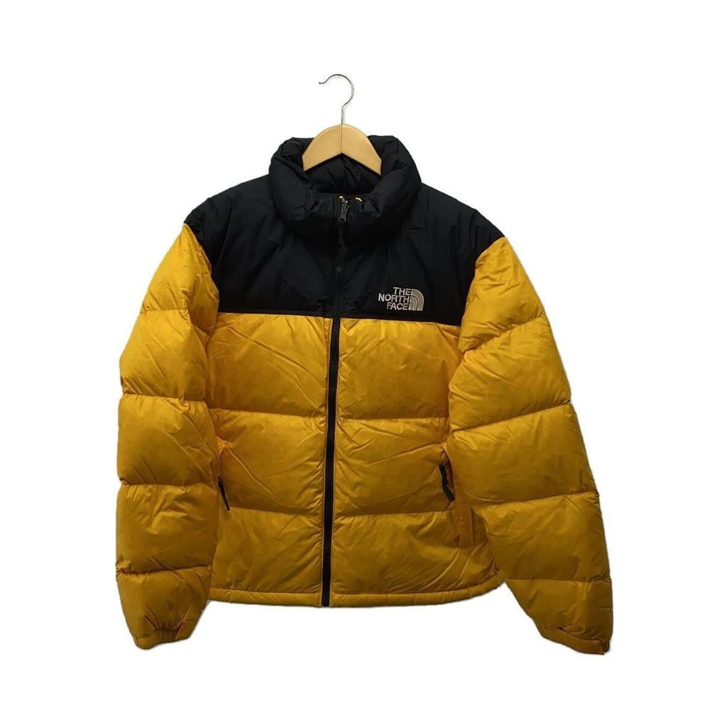 THE NORTH FACE 羽絨服 夾克外套Nuptse黃色 尼龍 日本直送 二手