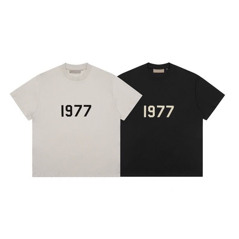經典FEAR OF GOD 1977時尚情侶印花圓領短袖棉T恤