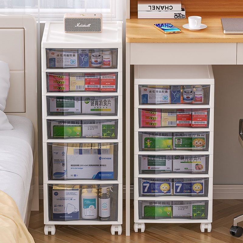 醫藥箱收納櫃家庭裝大容量多層藥品收納盒家用兒童抽屜式藥櫃藥箱