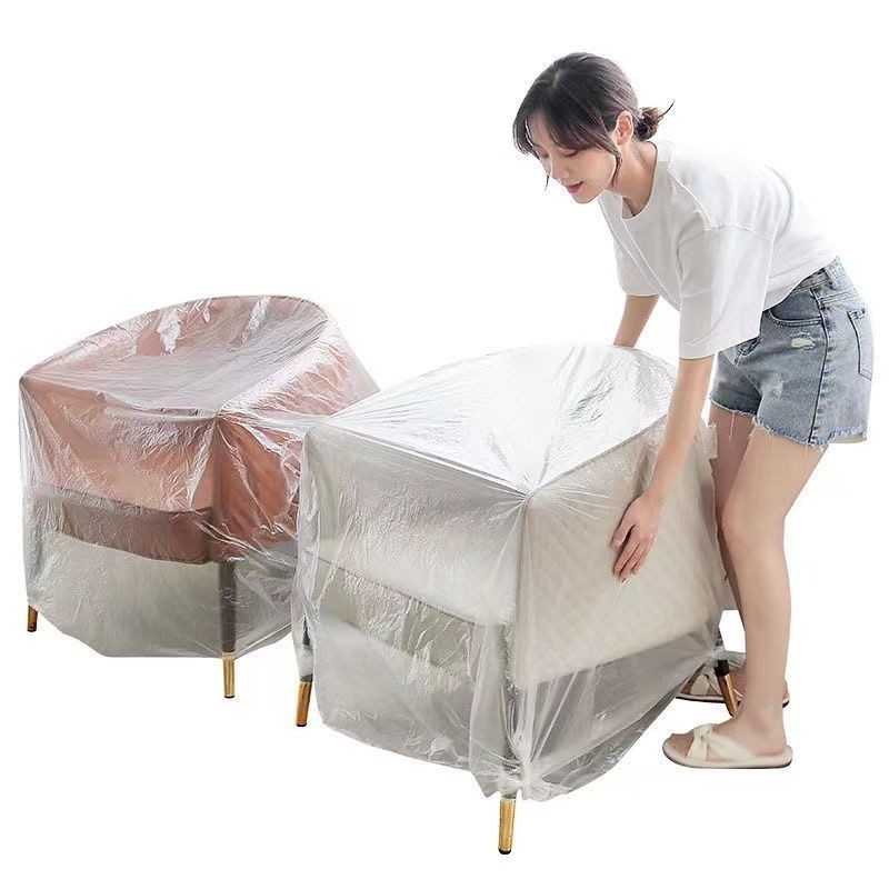 【熱賣】防塵布裝修傢俱沙發保護塑膠防塵膜家用遮蓋一次性蓋布床罩防灰塵