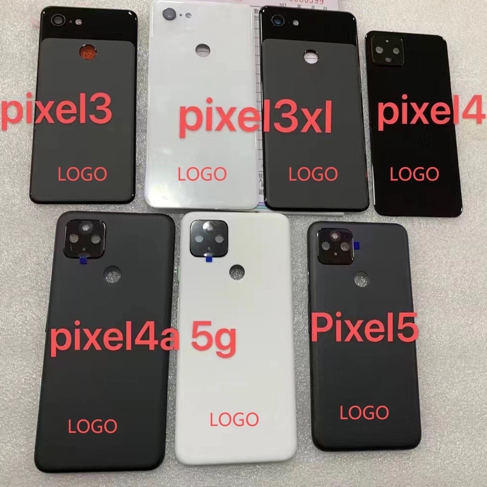 適用於 Google Pixel 3 4 XL 5 3XL 4XL 4A 5G 2 電池蓋門後殼後殼更換零件