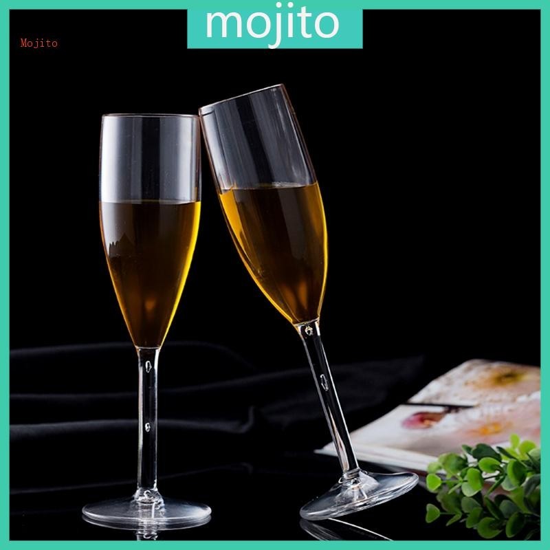 Mojito 亞克力香檳杯香檳杯透明玻璃杯派對亞克力敬酒杯透明眼鏡婚禮