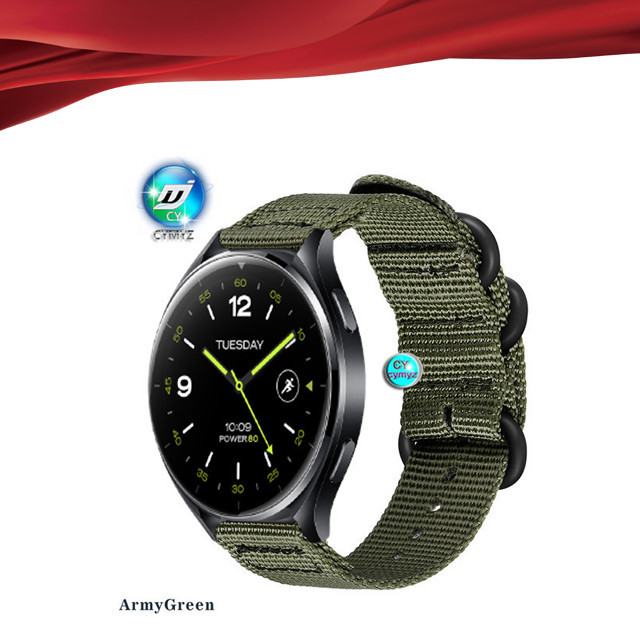 XIAOMI 小米手錶 2 智能手錶錶帶小米手錶 2 錶帶的尼龍錶帶運動腕帶