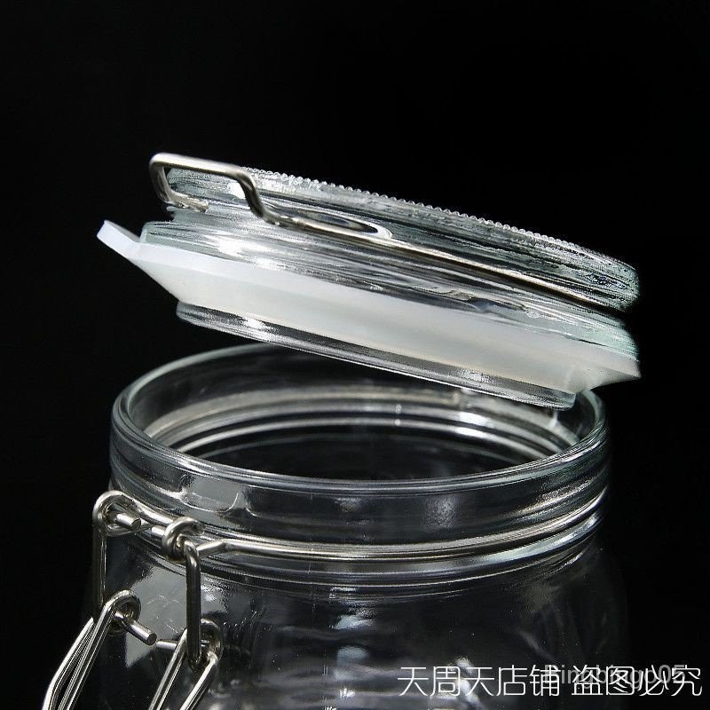 【上新】儲物罐食品級矽膠密封圈 玻璃陶瓷塑膠盒罐蓋子防水防塵皮橡膠圈