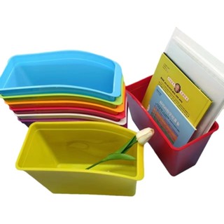 Stay 塑料文件收納盒多功能辦公桌收納盒辦公用文件盒