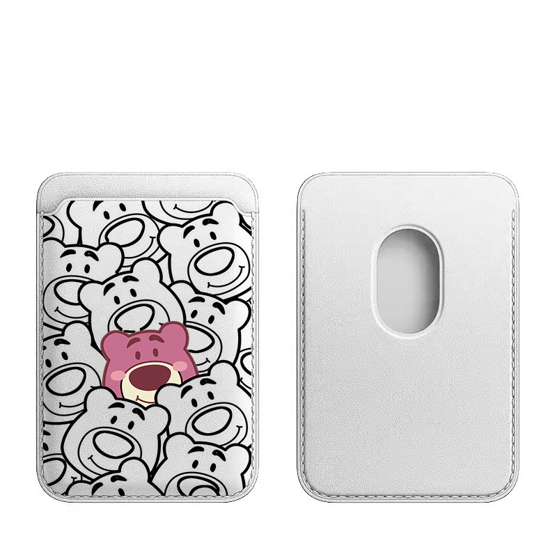 Magsafe 磁吸 卡包 卡套 皮革卡套 適用於iphone15pro皮革卡套式小眾創意14promax真皮質錢包配件