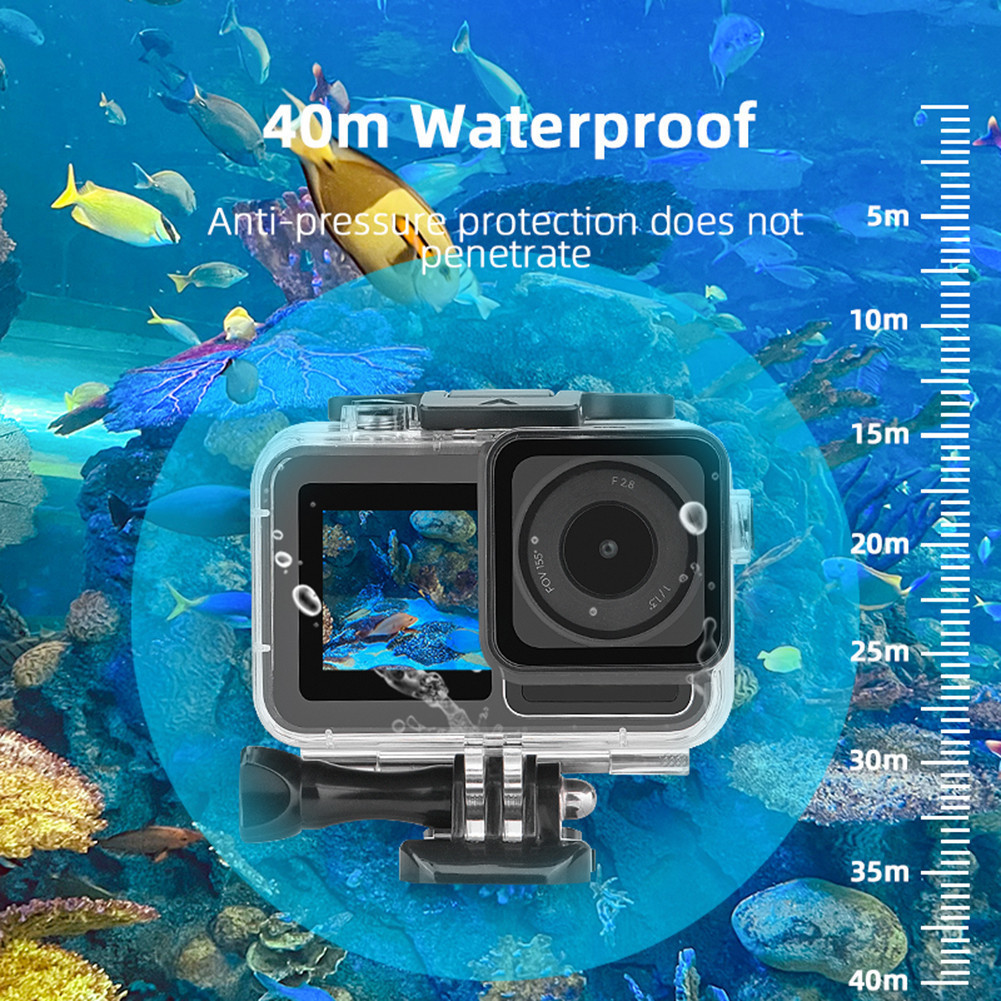 Dji OSMO Action 4 配件 DJI OSMO Action 4/3 相機釋放觸摸屏防水殼保護殼水下潛水殼