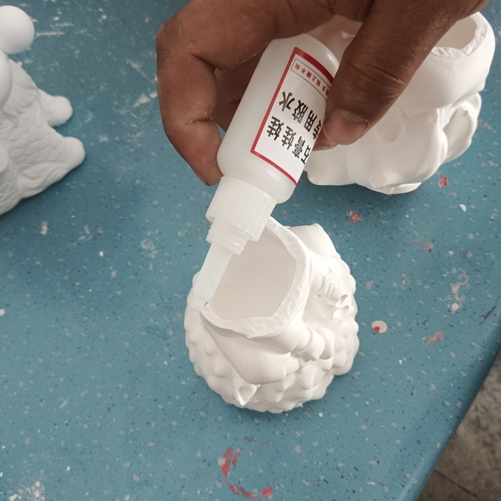 石膏娃娃專用膠水修補破損粘接斷處粘膠石膏彩繪陶瓷石膏像模型