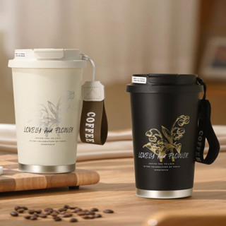 [客製化][隨行杯]適用316不銹鋼 咖啡 保溫杯 定製logo 陶瓷 內膽 車載 吸管杯 隨行