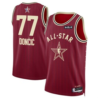 Sy3 2024 NBA All Start Luka Doncic 球衣籃球運動背心男女通用球迷版
