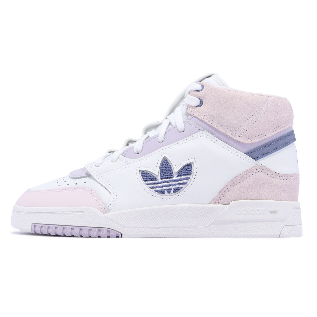 adidas 休閒鞋 Drop Step XL W 白 紫 愛迪達 三葉草 女鞋 運動鞋 【ACS】 FZ5722