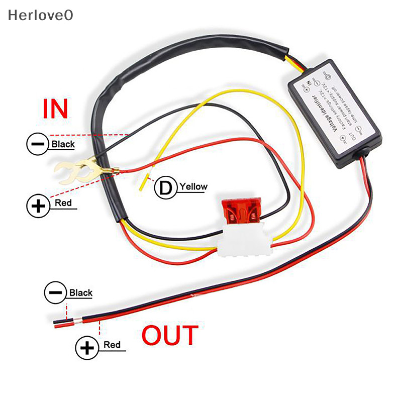 Herlove 控制器汽車 LED 日間行車燈繼電器線束調光器開/關霧燈控制器 TW