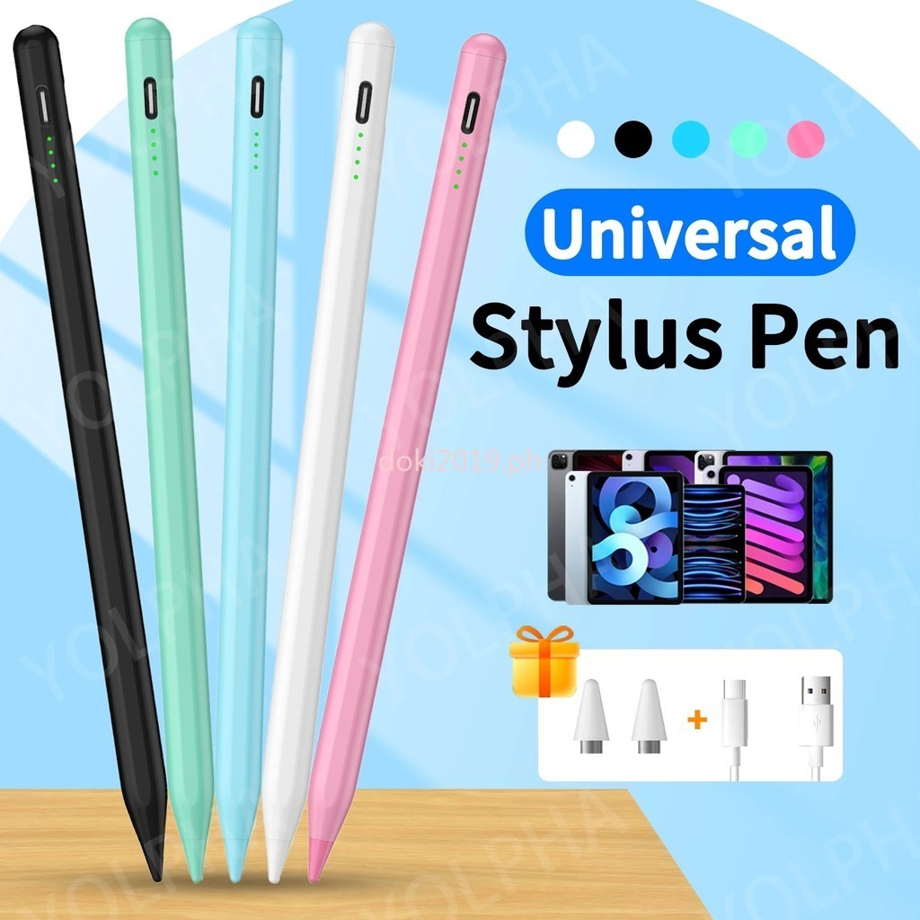 通用有源手寫筆觸摸屏筆繪圖板移動智能電容數字鉛筆適用於 Android 帶免費手套提示