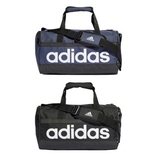Adidas 旅行袋 手提包 健身 斜背 大LOGO 藍/黑 HR5346/HT4744