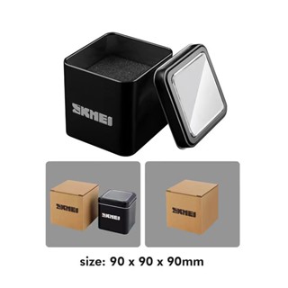 Skmei 品牌手錶盒盒金屬盒和紙盒與朋友孩子女朋友或男朋友