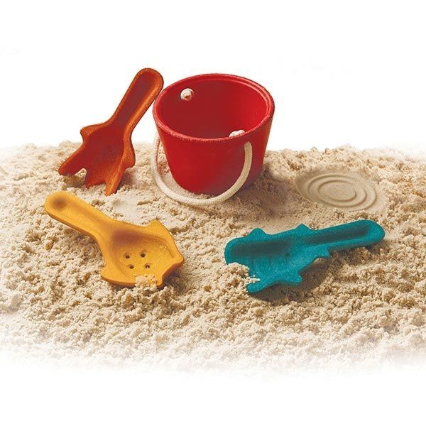 PLAN TOYS木作水玩具玩沙工具組 eslite誠品