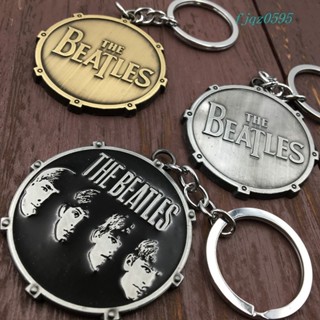 精美動漫吊飾~歐美The Beatles披頭士甲殼蟲樂隊搖滾標誌鑰匙扣合金吊飾飾品