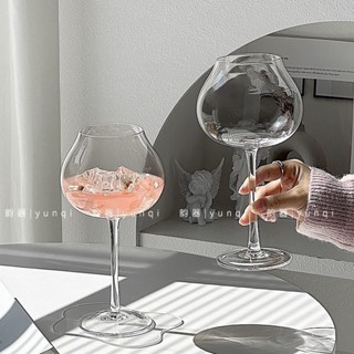 ins風水晶玻璃杯 高腳玻璃杯 波爾多紅酒杯 家用葡萄酒杯 甜酒雞尾酒杯