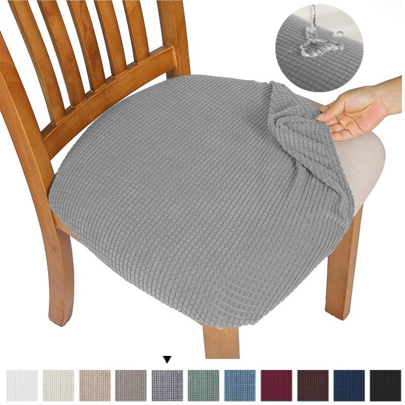 耐用的防水氨綸餐廳室內裝飾墊椅座套可移動套可洗家具辦公室椅座椅保護套