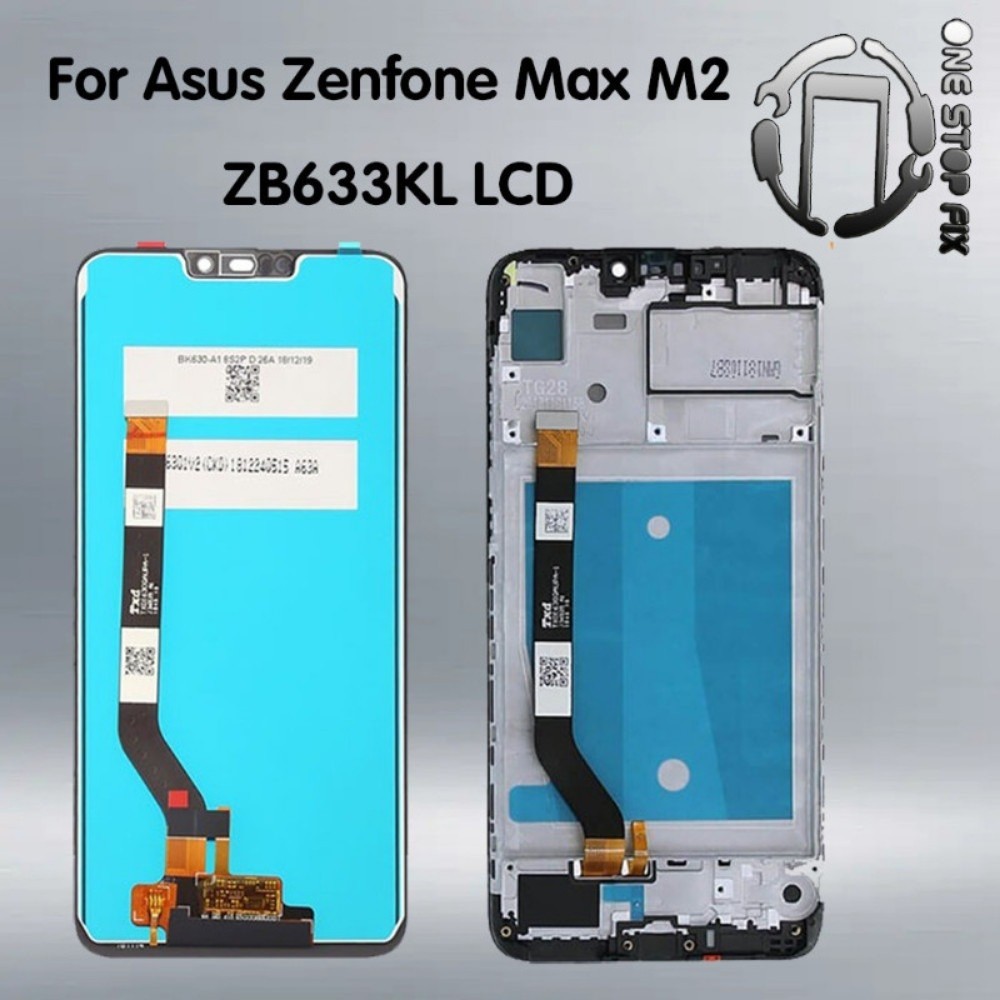 華碩 Zenfone Max M2 ZB633KL 液晶顯示屏觸摸屏數字化儀原裝 Lcd 華碩 ZB633KL ZB63