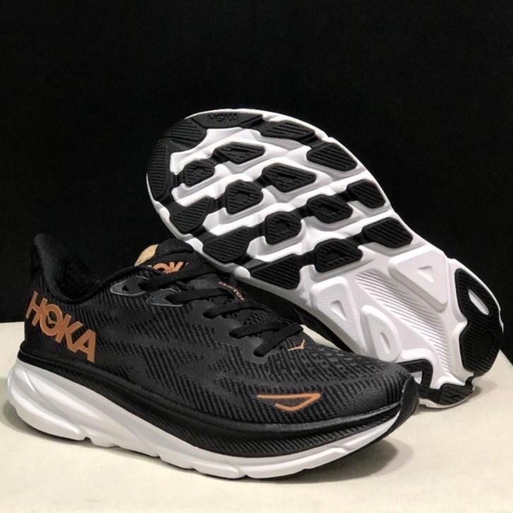 2024新款熱賣hoka One One Clifton 9鞋墊回彈輕便透氣跑鞋