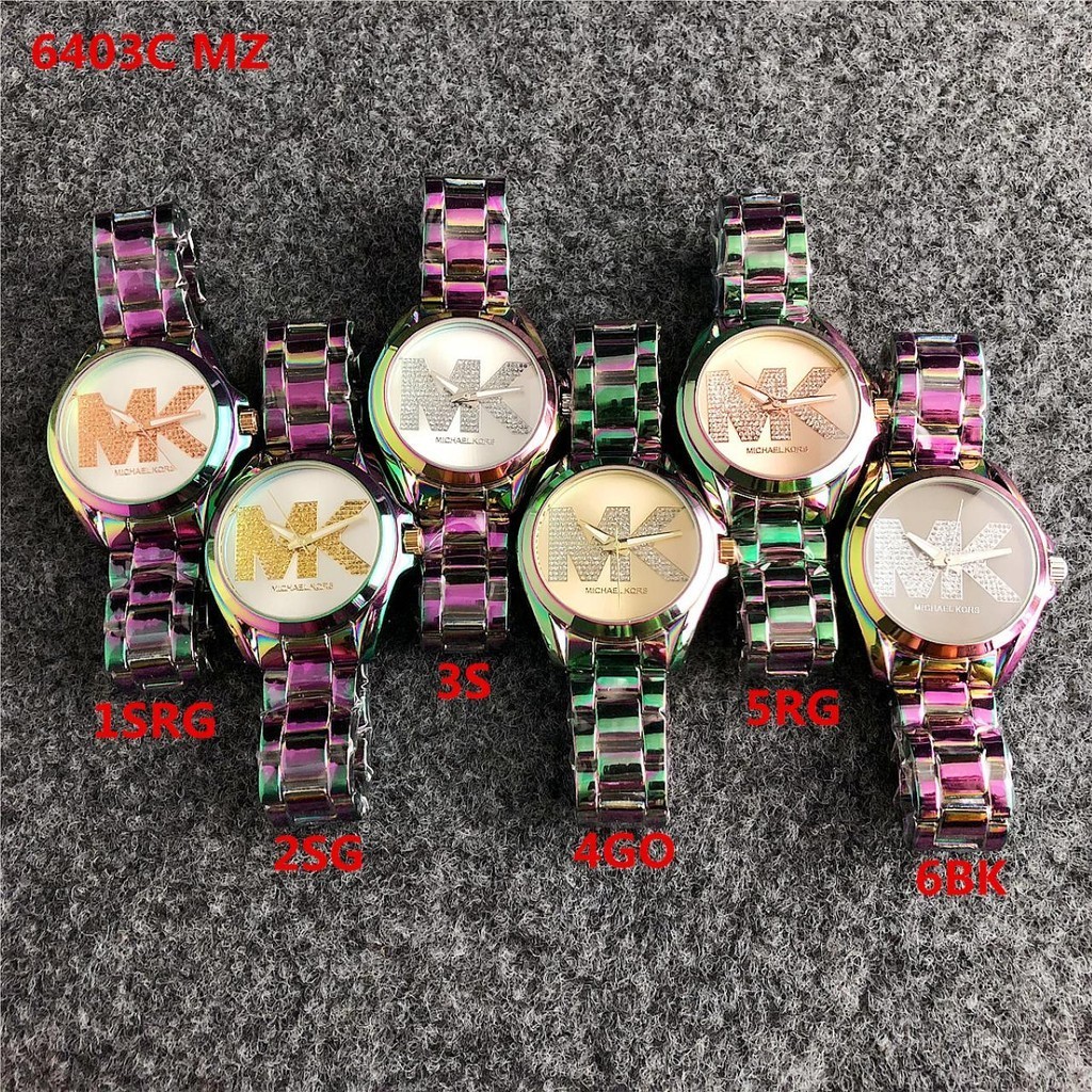 Michael Kors MK 豪華時尚男士手錶商務運動石英男士手錶休閒圓形錶盤不銹鋼皮革錶帶