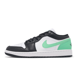 Nike 休閒鞋 Air Jordan 1 Low 男鞋 黑 白 薄荷綠 低筒 AJ1 [ACS] 553558-131