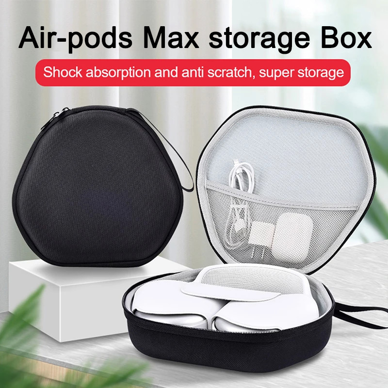 Fonken 適用於 Airpods Max 耳機收納包便攜無線耳機防震保護套收納包