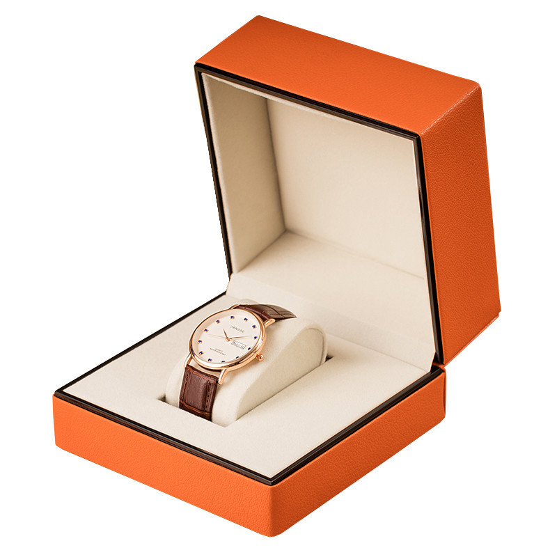 【客製化】【高檔表盒】訂製商務 女手錶生日禮品包裝盒 pu皮手串手鍊 收納盒 首飾手錶盒 單個