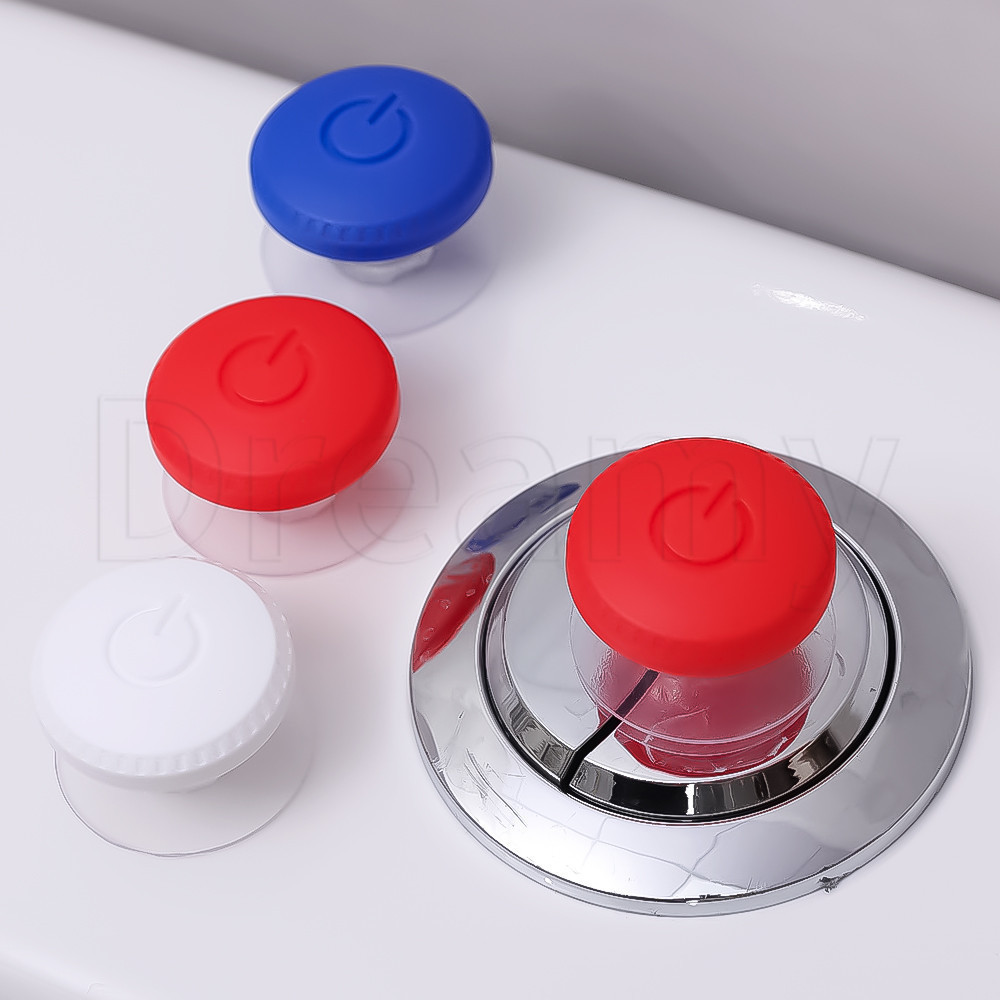 水箱按鈕 - 馬桶按壓器 - 馬桶沖水開關 - 自粘式、塑料、按鈕按壓式 - 櫥櫃門把手 - 指甲保護器 - 浴室配件