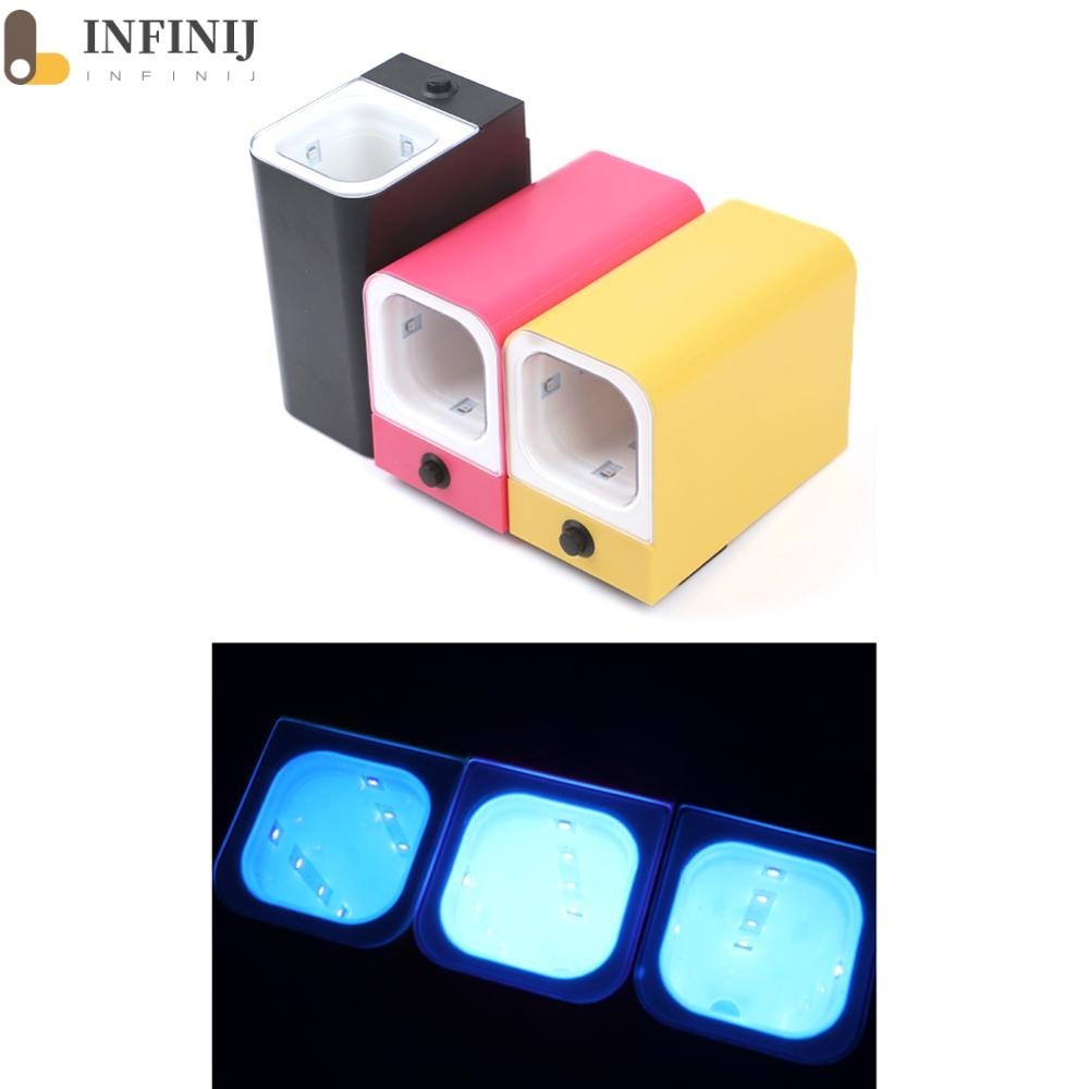 [infinij.tw] （有頻道|）海釣路亞鐵板餌夜光補光燈UV蓄光器LED紫外線防水好USB充電