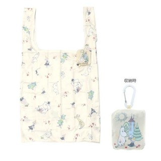 sun-star Eco Bag掛勾摺疊購物袋/ Moomin/ 房屋 eslite誠品