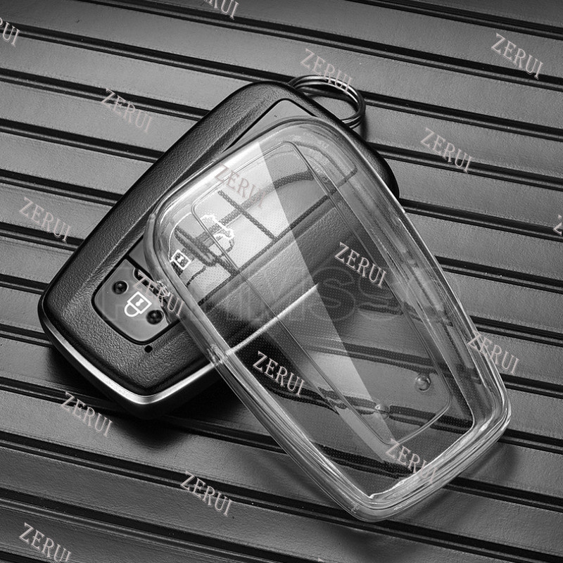 CAMRY Zr 適用於汽車鑰匙套保護套軟 TPU 鑰匙殼蓋汽車配件適用於豐田普銳斯凱美瑞卡羅拉 C-HR CHR RA