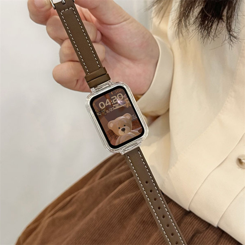 腕帶皮質針扣錶帶 新品小米8pro錶帶 小米8pro皮質錶帶 小米手環8Pro針扣錶帶 輕奢運動創意男女款錶帶