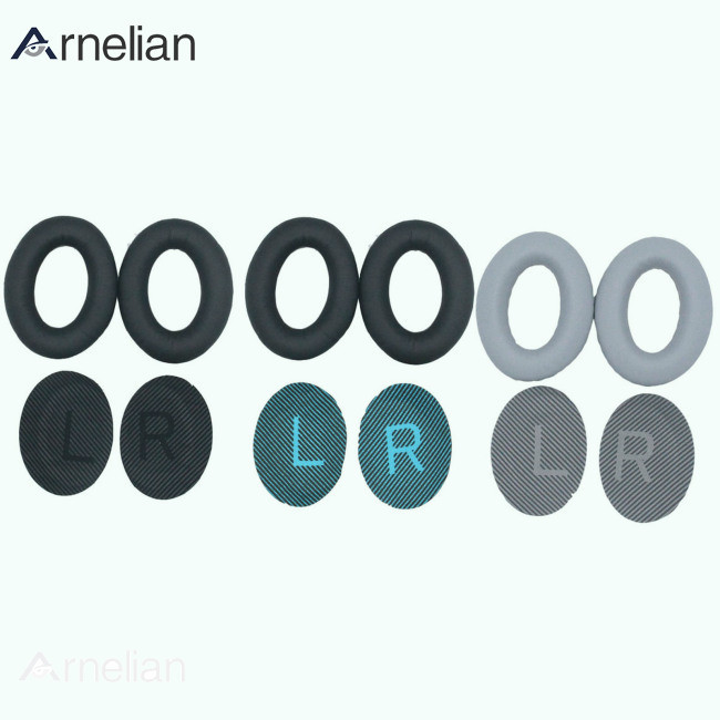 Arnelian 2 件耳墊海綿套替換耳墊耳罩兼容 Qc15 Ae2 Qc25 Qc35 耳機零件