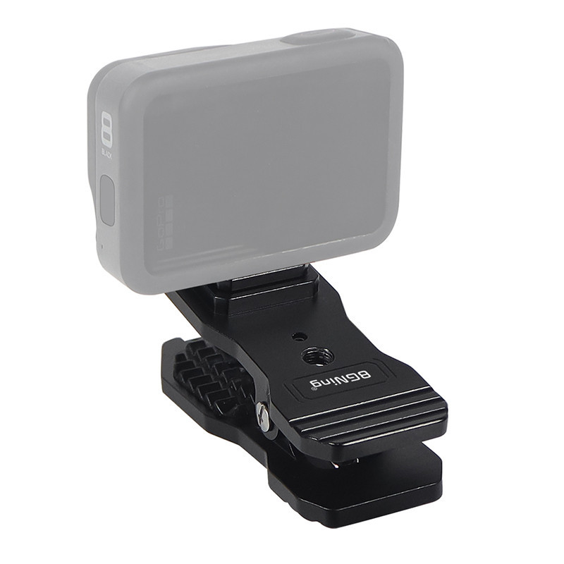 Bgning 鋁合金快速貼合攝影肩帶夾 1/4 Alai 擴展適用於 DJI GoPro 運動相機/手機配件
