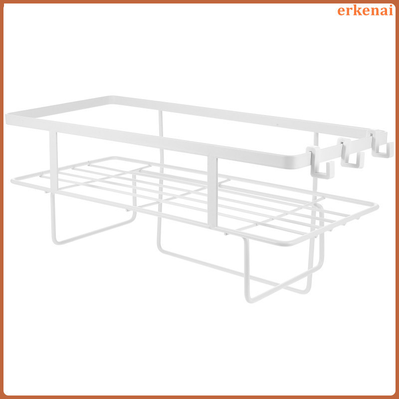 Erkenai儲物架壁架浴室架置物架馬桶免打孔多功能白鐵