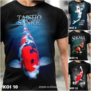 2024時尚錦鯉t恤 KOHAKU SHOWA KOI Taisho Sanke KOI Tancho Sanke T恤
