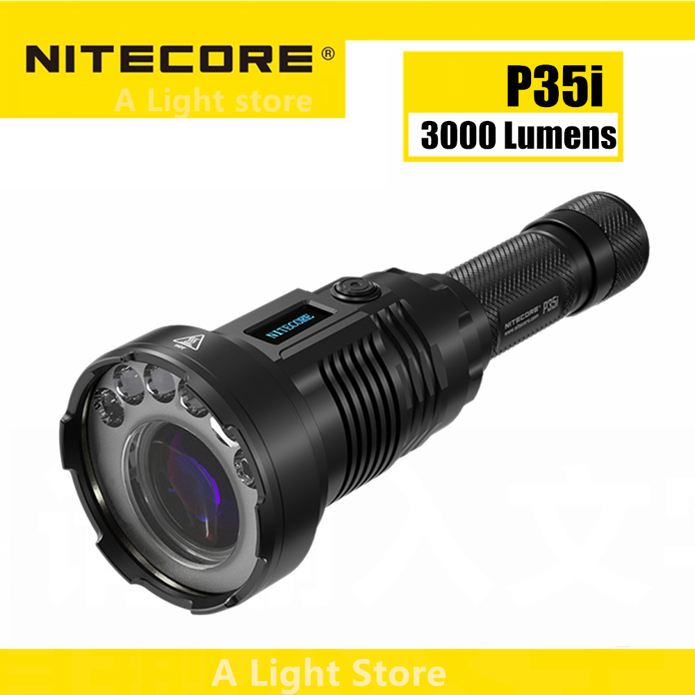 Nitecore P35i 手電筒遠距離手電筒可充電手電筒射燈泛光燈手電筒