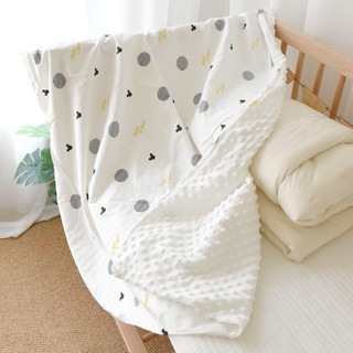 嬰兒床被套新生兒童被套安撫豆豆絨毯被套單件幼兒園寶寶空調蓋毯