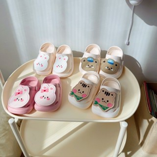【LEBABY】韓國ins 兒童拖鞋 夏季卡通 男女寶寶 室內軟底 防滑洞洞鞋 沙灘鞋 涼鞋