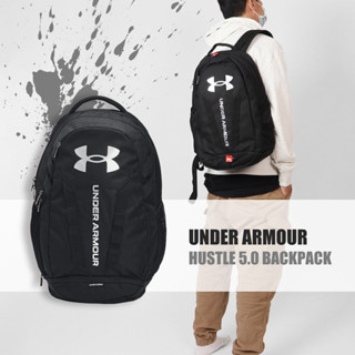 Under Armour 包包 Hustle 後背包 大容量 多夾層 收納 UA 雙肩背【ACS】 1361176001