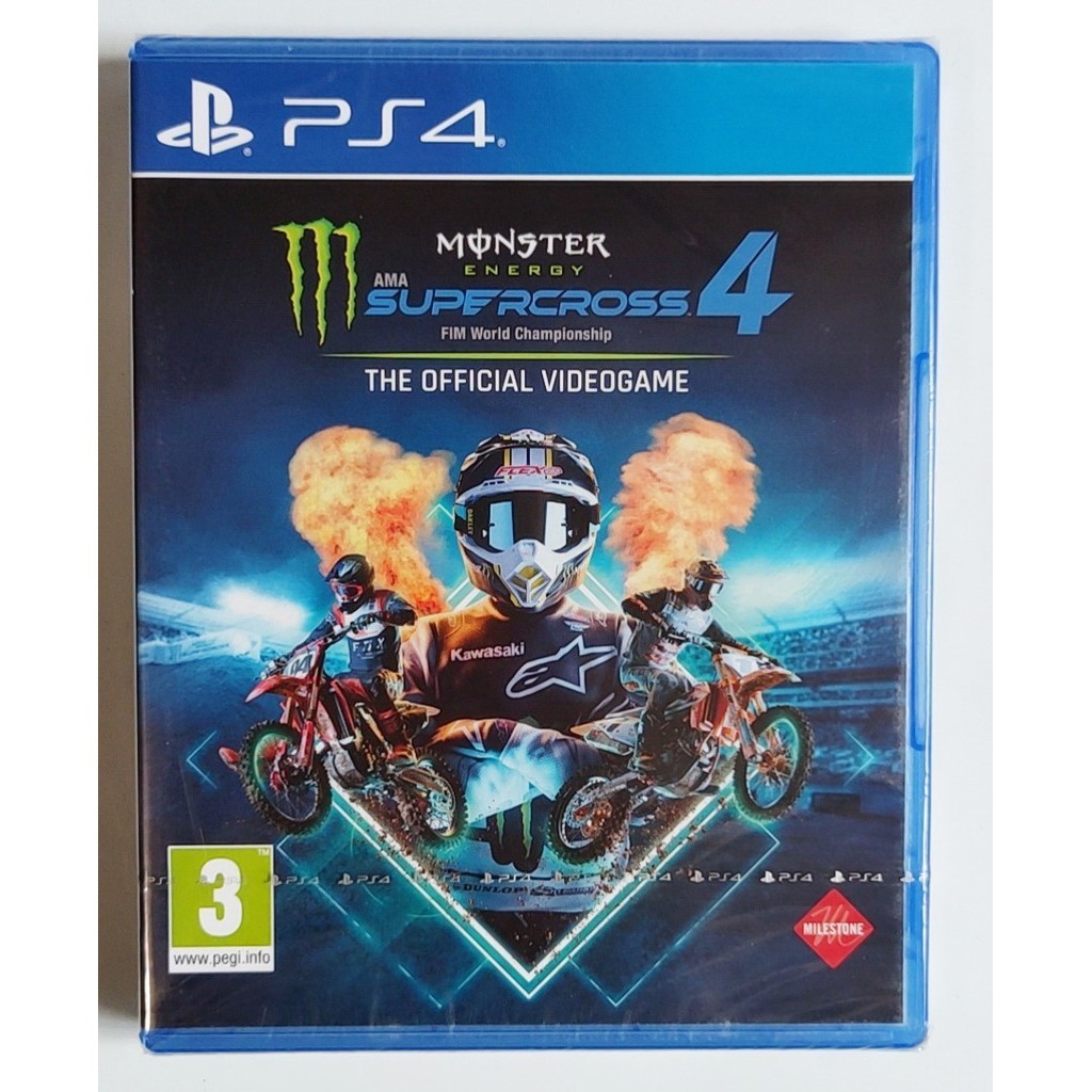 【精品現貨】PS4 魔爪錦標賽4 野獸越野機車4 Monster Energy Supercross 4