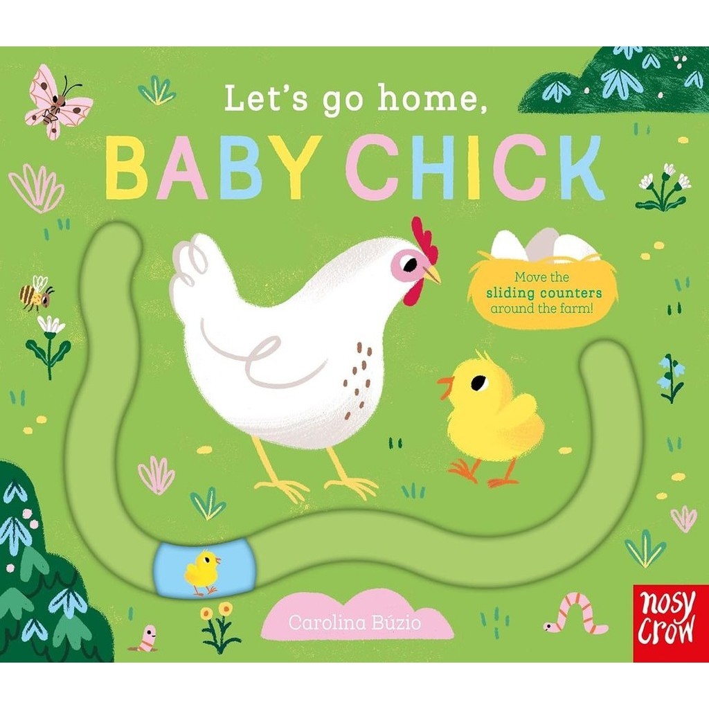 Let's Go Home, Baby Chick/雞寶寶回家吧!/滑滑軌道遊戲單字書/Carolina Búzio eslite誠品