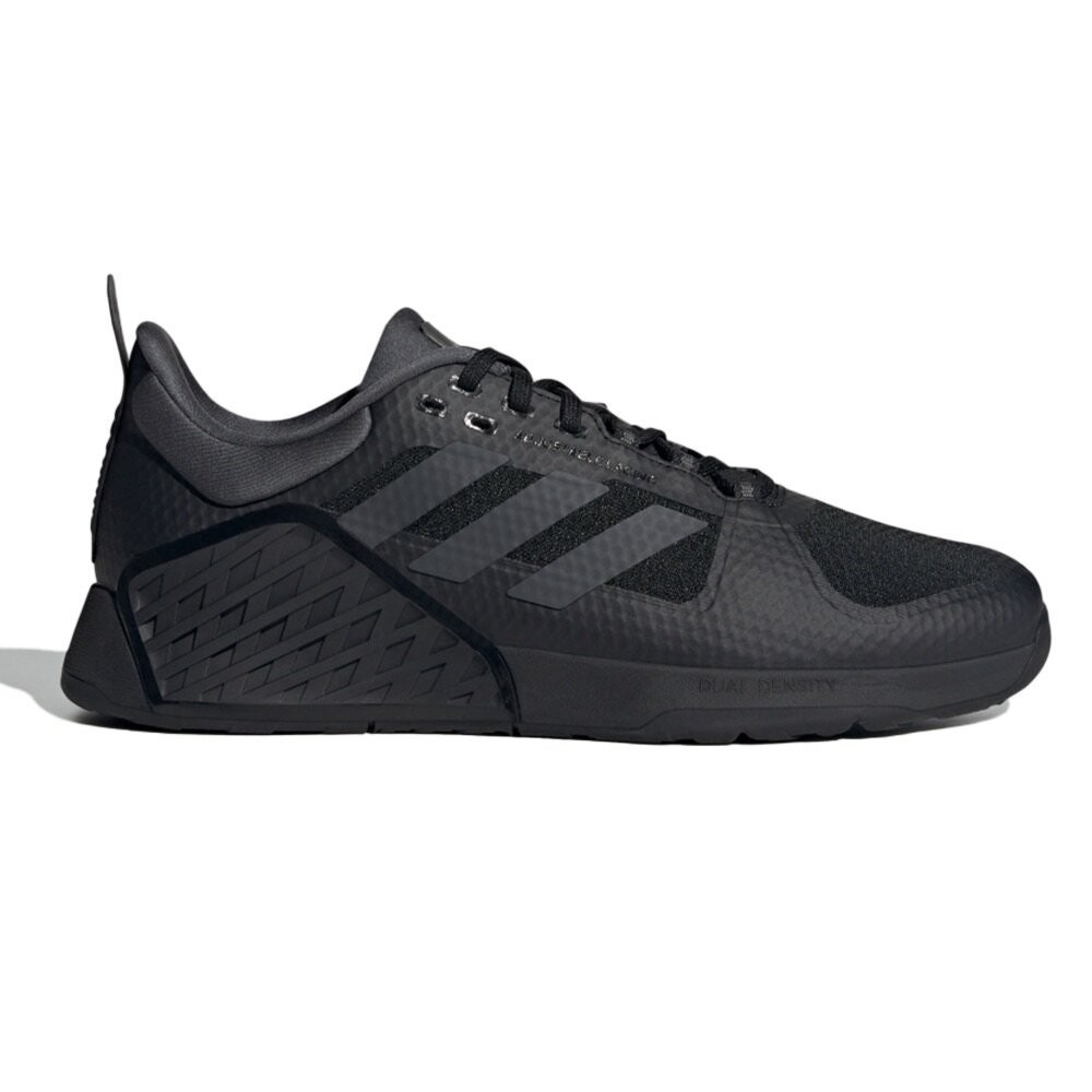 Adidas 訓練鞋 男鞋 重訓 健身 寬楦 DROPSET 2 黑灰HQ8775