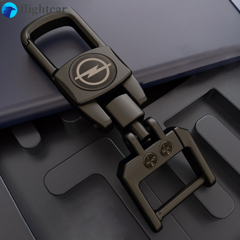 (FT)適用於歐寶 Astra J H G Insignia Mokka Corsa OPC 不銹鋼汽車金屬鑰匙扣時尚造
